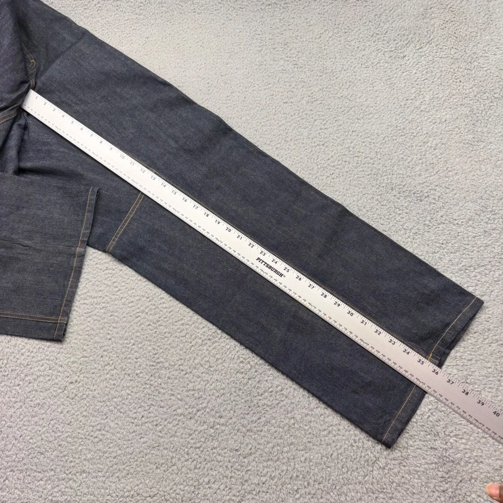 Sean John Mens Size 40 / 36 Raw Indigo Baggy Y2K Streetwear Denim Blue Jeans